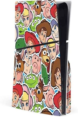 غلاف Skinit المخصص للألعاب متوافق مع وحدة تحكم القرص النحيف PS5 - تصميم Disney Toy Story Buzz Lightyear المرخص رسميًا in Kuwait