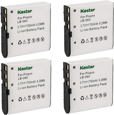 قطعة واحدة من بطارية بديلة من Kastar لسلسلة DXG DXG-125V، DXG-5B1V، DXG-5B7V، DXG-517V، DXG-531V، DXG-532V، DXG-533V، DXG-534V، DXG534V DXG-535V، DXG-556V HD، DXG-566V، DXG-566V HD، DXG-580V in Kuwait