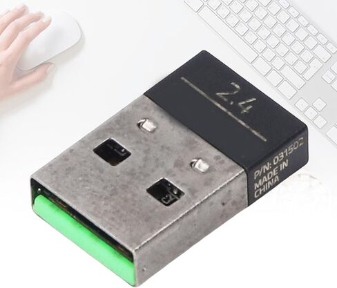 استبدال جهاز استقبال USB Basilisk X HyperSpeed، دونجل لاسلكي 2.4 جيجا هرتز لفأرة الألعاب، زمن استجابة منخفض للغاية، تشغيل التوصيل لمفتاح الكمبيوتر المحمول in Kuwait