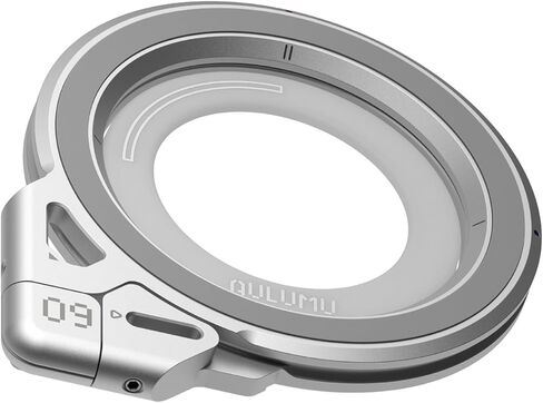 Aulumu G09 قبضة حلقة مغناطيسية | دوران شامل الاتجاهات | متوافق مع MagSafe | بناء سبائك الألومنيوم | مرفق مغناطيسي مستقر على الوجهين | يشتمل على حامل هاتف مزود بحلقة مقبض - أسود in Kuwait