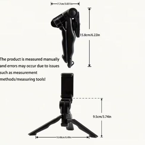 Capture Stunning Shots with Our 360° Anti-Shake Phone Tripod Mount – Portable Adjustable Smartphone Holder Ideal for Live Streaming & Photography. in Saudi Arabia