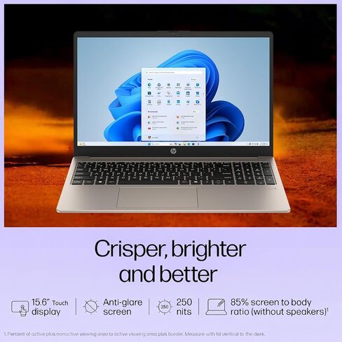كمبيوتر محمول HP بشاشة لمس 15.6 بوصة FHD مع Office 365 للويب، Intel 8-Core I3 (Beat i5-1155G7)، ذاكرة وصول عشوائي 32 جيجابايت، 2 تيرابايت SSD، Windows 11 بدون ماوس in Saudi Arabia