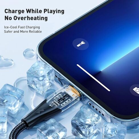 2Pack USB C to PD30W USB L/IP Plug Cable for iPhone 14 13 12 Power Delivery iPhone Cables Type C iPhone Charger Cord Fast Charging Compatible iPhone 14 13 12 11 Pro Max X XS XR 8 7 6s Plus SE, White in Saudi Arabia
