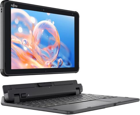 Fujitsu Tablet Stylistic Q5010 2 in 1 Touchscreen Laptop, 10.1" FHD Tablet, Intel Celeron N4020, 4GB RAM, 64GB SSD, 2 Camera, Type-C, Japanese Keyboard, Windows 11 Pro (Renewed) in Kuwait