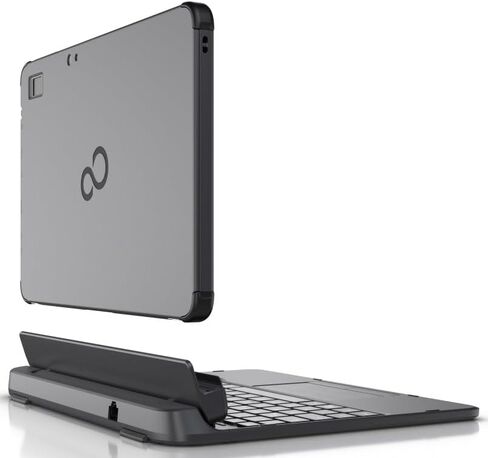 Fujitsu Tablet Stylistic Q5010 2 in 1 Touchscreen Laptop, 10.1" FHD Tablet, Intel Celeron N4020, 4GB RAM, 64GB SSD, 2 Camera, Type-C, Japanese Keyboard, Windows 11 Pro (Renewed) in Kuwait