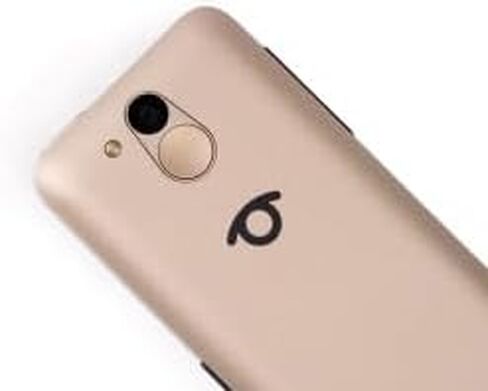 Phone for Blind and Visually Impaired with Tactile Buttons; Advanced AI Assistant, and SOS Alerts. Easy to Use, Golden Sand Color in Saudi Arabia