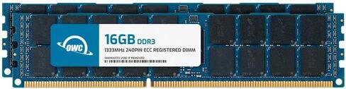 OWC 64GB (4x16GB) DDR3 1333 PC3-10600 CL9 2Rx4 240-pin 1.5V ECC مسجلة RDIMM مجموعة ترقية وحدة ذاكرة الوصول العشوائي متوافقة مع HP ProLiant DL360 G7 DL370 G6 DL380 G7 DL385 G7 DL580 G7 in Saudi Arabia