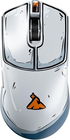 ماوس Higround Yuma اللاسلكي - CELSHADE، ماوس ألعاب خفيف الوزن، مستشعر PIXART 3395، 26K DPI، 650 IPS، تسريع 50G، عمر بطارية يصل إلى 70 ساعة، معدل تصويت لاسلكي 4 كيلو هرتز مع مزامنة الحركة in Saudi Arabia
