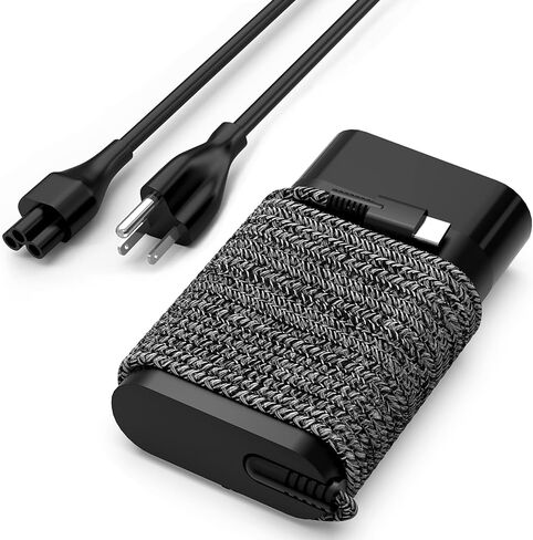 شاحن الكمبيوتر المحمول USB-C الجديد النحيف 65 واط متوافق مع HP EliteBook 830 840 845 850 G8 G9 G10 G11،1030 1040 G6 G7 G8، 630 640 645 650 655 660 665 G11 Type C سلك إمداد الطاقة in Kuwait