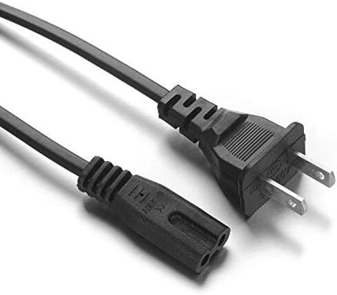 كابل سلك طاقة تيار متردد بطول 5 أقدام متوافق مع سلك توصيل سامسونج UN65JS8500F UN65JS8500FXZA ثنائي الشق in Kuwait