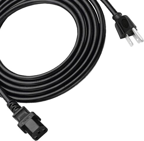 استبدال سلك الطاقة لمكبر الصوت Mackie SRM450 SRM350 SRM350V3 Thump15Athump 118S SR18S Thump12A SRM550 SRM650 SRM750 Thump212 Thump15BST Thump12BST SRM150 AC 8.2ft IEC C13 كابل 3 دبوس in Saudi Arabia