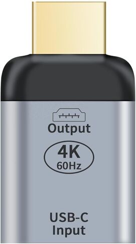 محول ZEZEFUFU من سبيكة USB-C إلى HDMI 4K 4K@60 هرتز، USB 3.1 Gen 2 توصيل محول أنثى من النوع C إلى HDMI 2.0 ذكر in Saudi Arabia