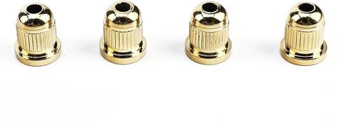 Set of 4 Steel Bass String Through Body String Ferrules 8.2mm String-Thru Ferrules Mount Bushing for 4-string Electric Bass Replacement parts Chrome in Saudi Arabia