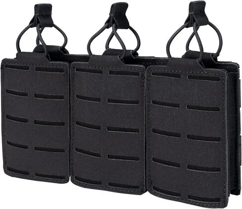 IDOGEAR Tactical Mag Pouch Open-Top Triple Molle Magazine Pouches for M4 M16 AR-15 5.56MM Rifle Magazines in Saudi Arabia