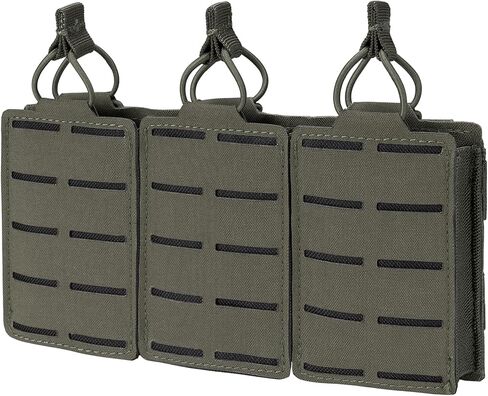 IDOGEAR Tactical Mag Pouch Open-Top Triple Molle Magazine Pouches for M4 M16 AR-15 5.56MM Rifle Magazines in Saudi Arabia
