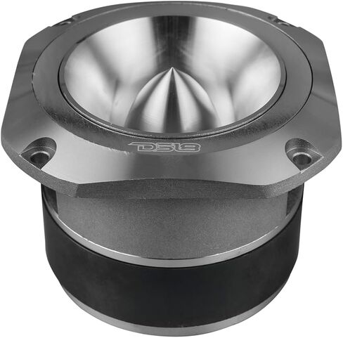 مكبر صوت DS18 PRO-TW750C-8/SL مقاس 4 بوصات مزود بملف صوتي من التيتانيوم مقاس 1.5 بوصة ومغناطيس فريت كبير الحجم بقدرة 200 وات 8 أوم، فضي، فردي in Kuwait