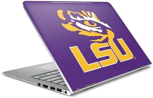 غلاف كمبيوتر محمول من Skinit متوافق مع Spectre x360 15.6in (2 في 1) - تصميم تميمة LSU Tigers مرخص رسميًا in Kuwait