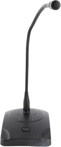 plplaaoo Computer Microphone Professional Wired Desktop Conference Microphone Adjustable Neck Boom Arm Stand for PC Laptop Speaker Mixer Recording Broadcasting Online Voice Chatting Black in Saudi Arabia