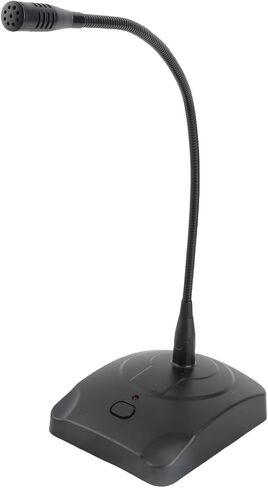 plplaaoo Computer Microphone Professional Wired Desktop Conference Microphone Adjustable Neck Boom Arm Stand for PC Laptop Speaker Mixer Recording Broadcasting Online Voice Chatting Black in Saudi Arabia