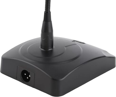 plplaaoo Computer Microphone Professional Wired Desktop Conference Microphone Adjustable Neck Boom Arm Stand for PC Laptop Speaker Mixer Recording Broadcasting Online Voice Chatting Black in Saudi Arabia