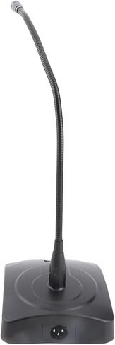 plplaaoo Computer Microphone Professional Wired Desktop Conference Microphone Adjustable Neck Boom Arm Stand for PC Laptop Speaker Mixer Recording Broadcasting Online Voice Chatting Black in Saudi Arabia