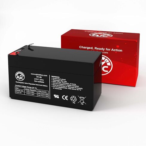 بطارية AJC متوافقة مع بطارية Enerwatt WP1.3-12 12V 1.3Ah UPS in Saudi Arabia