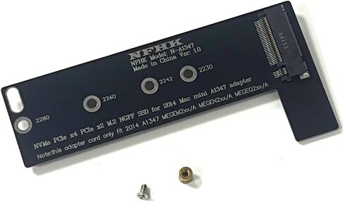 محول بطاقة تحويل Willhom M.2 NGFF NVMe SSD لجهاز Mac mini أواخر 2014 ترقية سلسلة A1347 MEG in Saudi Arabia