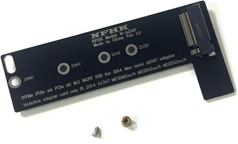 محول بطاقة تحويل Willhom M.2 NGFF NVMe SSD لجهاز Mac mini أواخر 2014 ترقية سلسلة A1347 MEG in Saudi Arabia