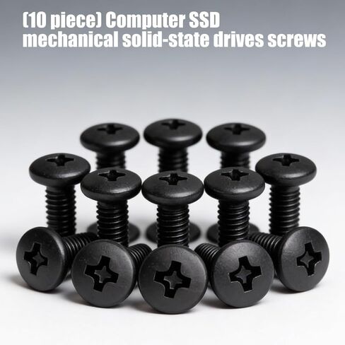 10Pcs 2.5 3.5inch Metal Computer Hard Drive Mounting Screws for Multiple SSDs and HDD Models in Saudi Arabia