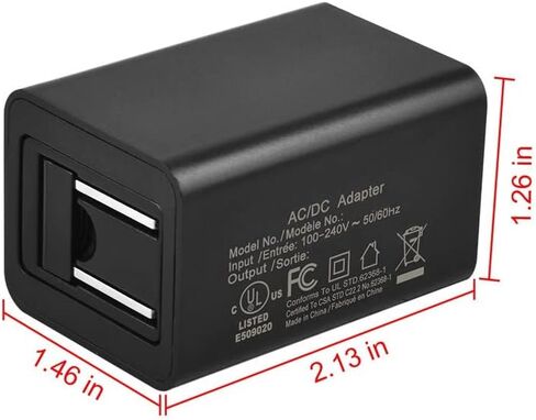 شاحن طاقة بمنفذ USB 5 فولت 1 أمبير/2.1 أمبير متوافق مع سامسونج جالاكسي تاب SPH-P100 SGH-T849 in Kuwait