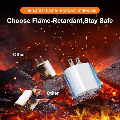 [عبوة من قطعتين] شاحن iPhone سريع 30 وات USB C مع كابل من النوع C، لسلسلة Apple iPhone 17 Pro Max/17 Pro/17/16/16 Pro/16 Pro Max/Plus/15 - محول طاقة شحن سريع للغاية in Kuwait