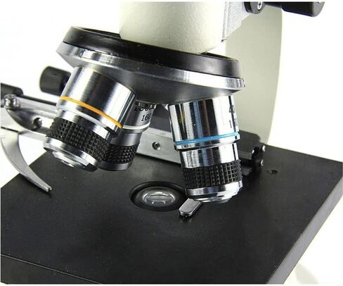 مجهر أحادي العين، أنبوب مستقيم أحادي العين بإمالة 45 درجة مع مشبك قبضة، مجاهر بيولوجية قوية in Kuwait