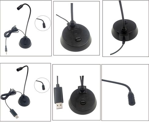 Desktop Meeting Microphone USB/3.5mm/Type C Connectivities Omnidirectional Pickup Pattern Clear Sound Transmission Desktop Conference Microphone in Saudi Arabia
