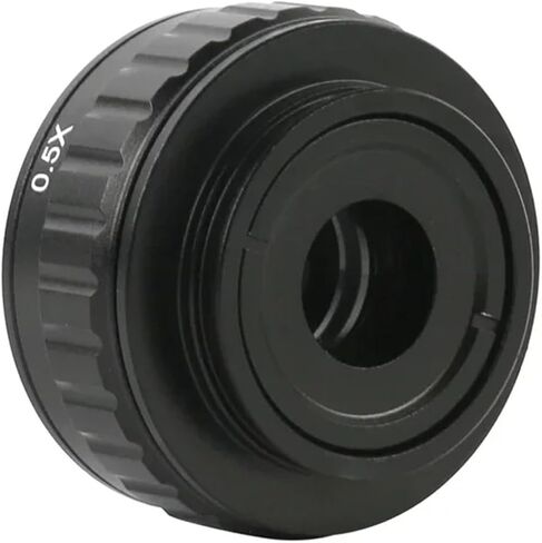 1X 0.35X 0.5XC Mount Lens Adapter Adjustable Camera Installation C Mount Adapter to New Type Trinocular Stereo Microscope(1X) in Saudi Arabia
