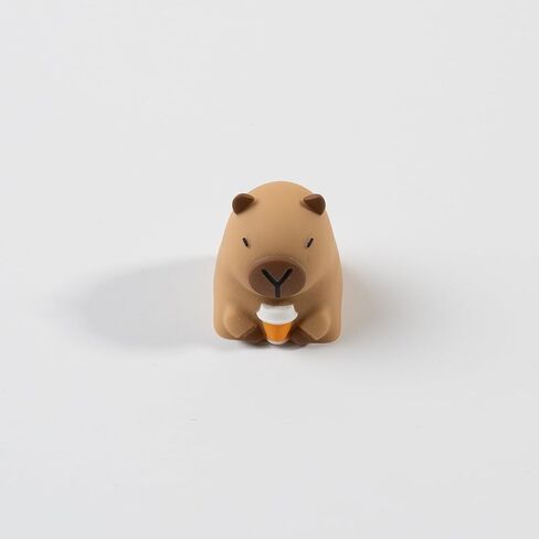 Artisan Keycap Cute Capybara Coffee Resin Keycaps 1U ESC Custom Handmade Keycap Replacement for Mechanical Keyboard in Saudi Arabia