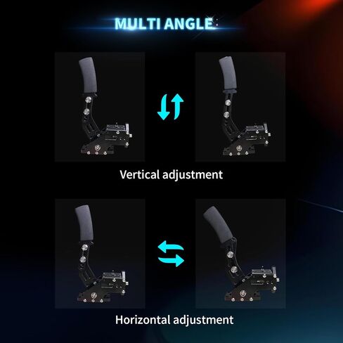 فرامل اليد HCXLELD Sim Racing، G29 G923 T598P T300RS T248P T128P T150 DDPRO DD1 عجلة القيادة متوافقة مع PS4/PS5، G920 G923 TMX T248X T128X TX عجلة القيادة متوافقة مع XBOX Series X/S، ومشبك طاولة متضمن in Kuwait