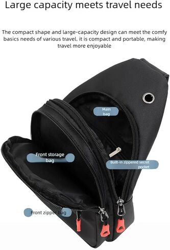 Small Sling Bag Crossbody Bags for Women Trendy Sling Bakpack Casual Chest Bag for Travel Daypack Hiking in Saudi Arabia