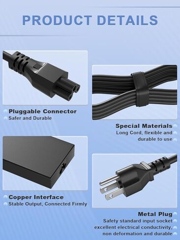 180W Charger Compatible with ASUS Rog Zephyrus G14 G15 GA401 GA502 GA401QM GA502DU GA401IV GA401QH GA401IH GA502IU GA502IV GA401QEC GA503QE GA503QC TUF FX705 FX505 Laptop in Saudi Arabia
