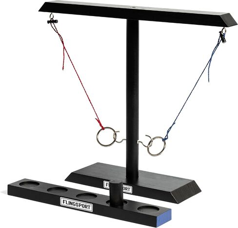 Wooden Hook and Ring Games for Adults & Teens, Valentines Day Gifts for Him, Ring Toss Family Games, Party Games for Adults & Kids, Couples Gifts, Couples Games, Outdoor Indoor Games, Large 16" X 13" in Saudi Arabia