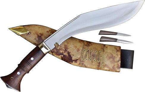 GK&CO. Kukri House Genuine Kukri Knife - 11 Blade World War II Panawal Wooden Handle Kukri/Khukuri- Handmade in Nepal in Saudi Arabia