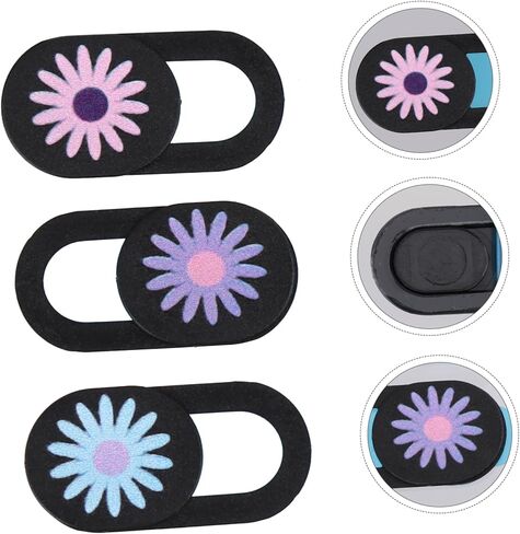 3pcs Privacy Webcam Cover for Laptops and Tablets Ultra Thin Sliding Design Easy to Use and Install Compatible Devices Selection in Saudi Arabia