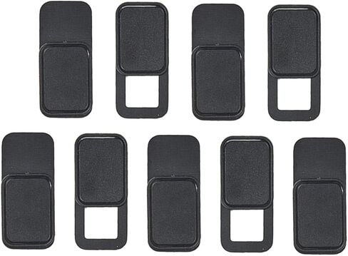 9pcs Webcam Cover Slider for Laptop Tablet Phone Privacy Shutter for Web Cameras Easy to Use Material Black Protects Against Monitoring in Saudi Arabia