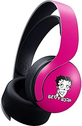 Skinit Decal Gaming Skin Compatible with Pulse 3D Wireless Headset for PS5 - Officially Licensed Betty Boop Pink Background Design in Saudi Arabia