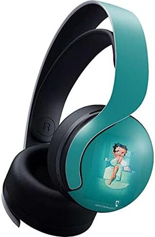 Skinit Decal Gaming Skin Compatible with Pulse 3D Wireless Headset for PS5 - Officially Licensed Betty Boop Pink Background Design in Saudi Arabia
