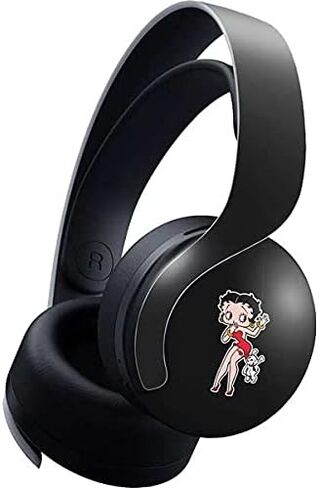 Skinit Decal Gaming Skin Compatible with Pulse 3D Wireless Headset for PS5 - Officially Licensed Betty Boop Pink Background Design in Saudi Arabia