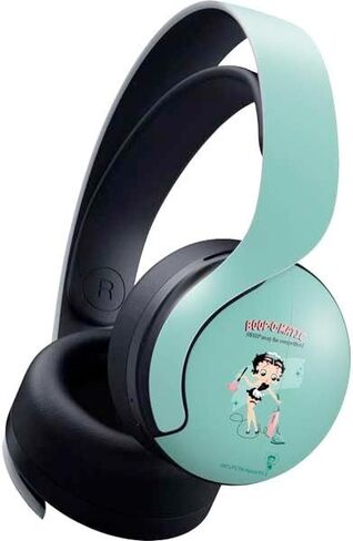 Skinit Decal Gaming Skin Compatible with Pulse 3D Wireless Headset for PS5 - Officially Licensed Betty Boop Pink Background Design in Saudi Arabia