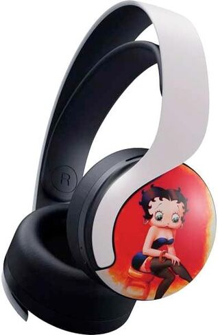 Skinit Decal Gaming Skin Compatible with Pulse 3D Wireless Headset for PS5 - Officially Licensed Betty Boop Pink Background Design in Saudi Arabia