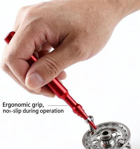 مجموعة أدوات صيانة بكرة الصيد - عصا اختبار فحص المحامل وأدوات معالجة الإصلاح، مثالية لفحص وإصلاح محمل البكرة أثناء صيانة معدات الصيد in Kuwait