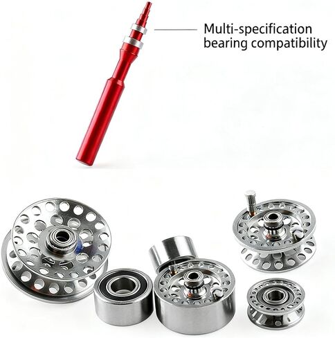 مجموعة أدوات صيانة بكرة الصيد - عصا اختبار فحص المحامل وأدوات معالجة الإصلاح، مثالية لفحص وإصلاح محمل البكرة أثناء صيانة معدات الصيد in Kuwait