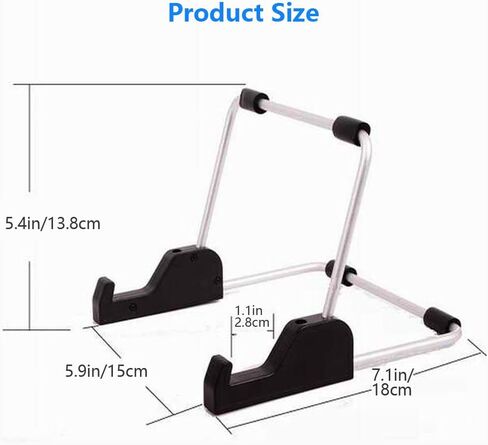 Tablet Stand Adjustable, Aluminum Alloy Non-Slip Tablet Holder for Desk Fit for Tablets, ipad Samsung and Kindle Fire, Display Stand Picture Frame Stand for Photo in Saudi Arabia
